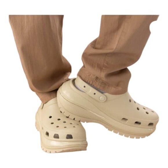 NWT Crocs Classic Mega Crush Clog - Color: Bone - Size: Men 7 /Women 9 (25.4 cm) - Picture 13 of 14